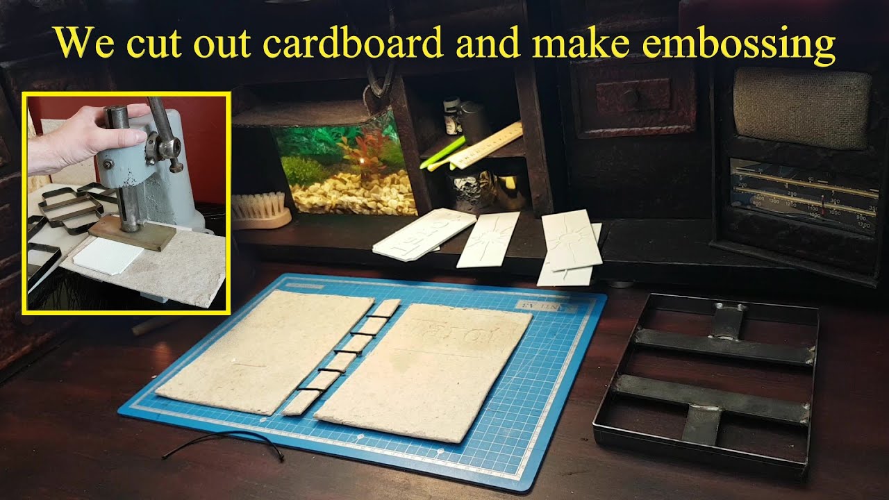 DIY Hardcover Bookbinding | We Do: Cardboard, Embossing, Spine