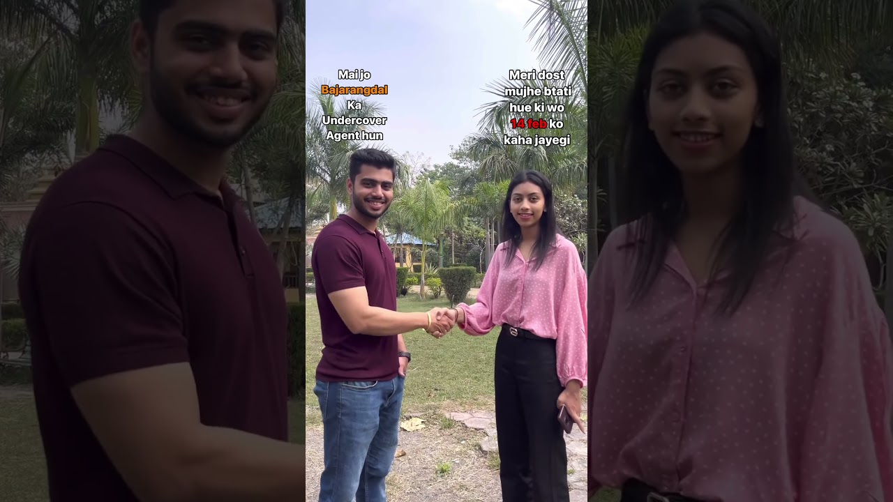 Milte hai fir 14 Feb ko Jay shree ram🚩 #jayshreeram #14feb #valentines #valentinesday2024 #comedy