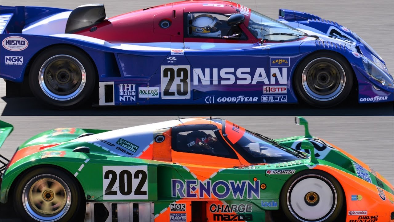 〖星野R91CP〗 vs. 〖寺田787B〗 テールトゥ―ノ―ズ・バトル勃発?!　Group C サウンド.SUZUKA Sound of ENGINE 2018.