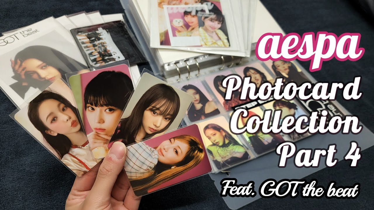 [Photocard] AESPA Photocard Collection (Part 4) GOT the Beat MD + Season's Greetings 2022 Photopacks