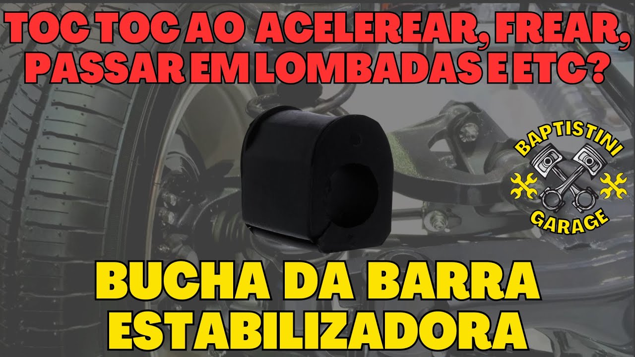 Como trocar a bucha da barra estabilizadora em casa - Renault Clio - DIY