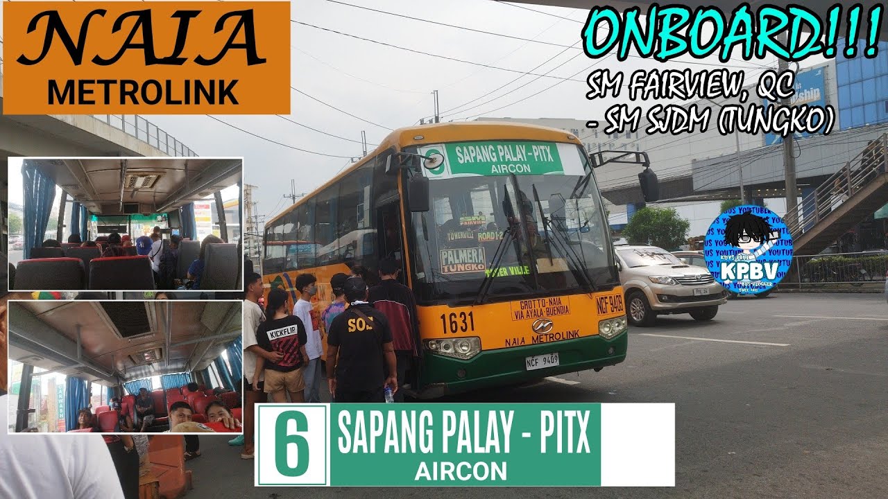 ONBOARD!! Bus Ride NAIA Metrolink 1631 (Higer KLQ6119LGE3) ||  SM FAIRVIEW - SM SJDM