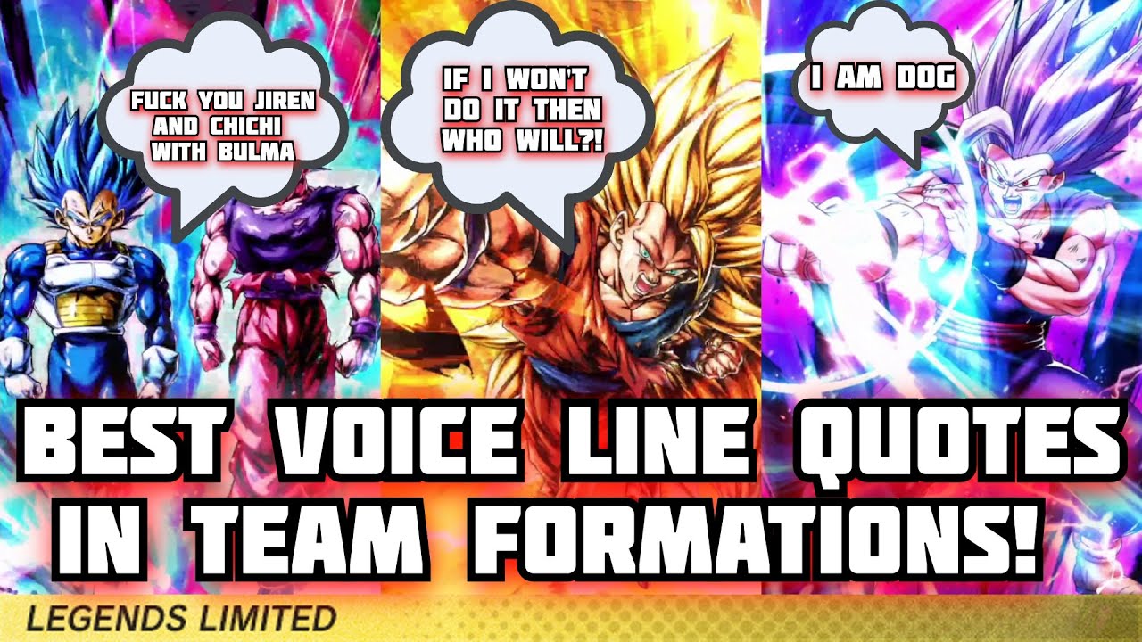 Best Voice Line Quotes in Dragon Ball Legends