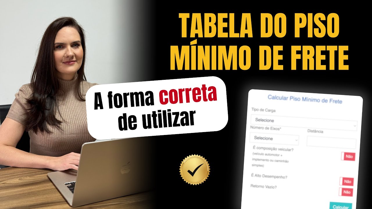 Como utilizar a TABELA DO PISO MÍNIMO DE FRETE do jeito CERTO | Evite multas!