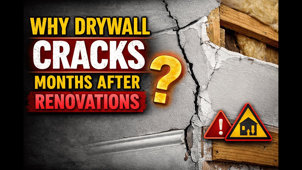 Why Drywall Cracks Months After Renovations