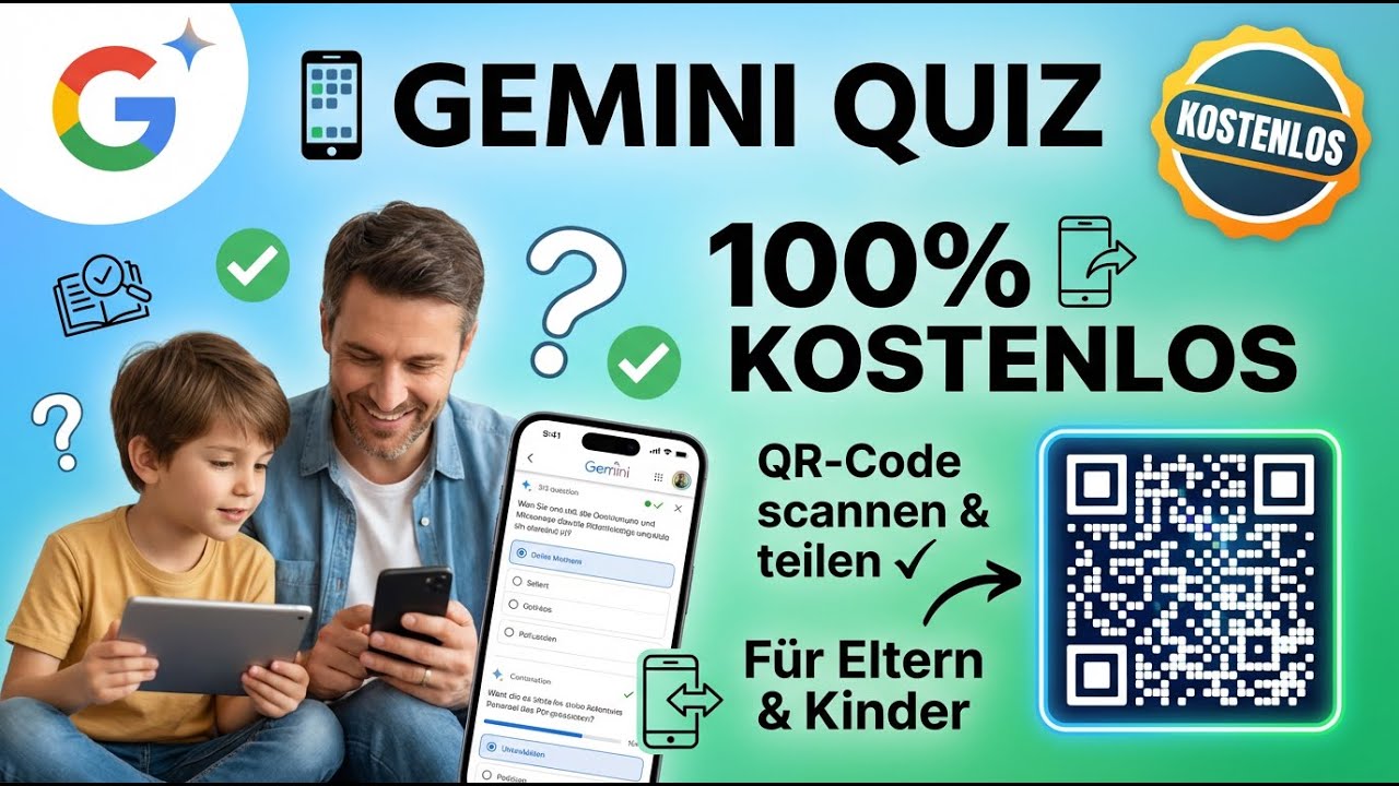 Richtig Lernen 2026: Schritt-für-Schritt Anleitung mit KI (einfach QR Code scannen!)