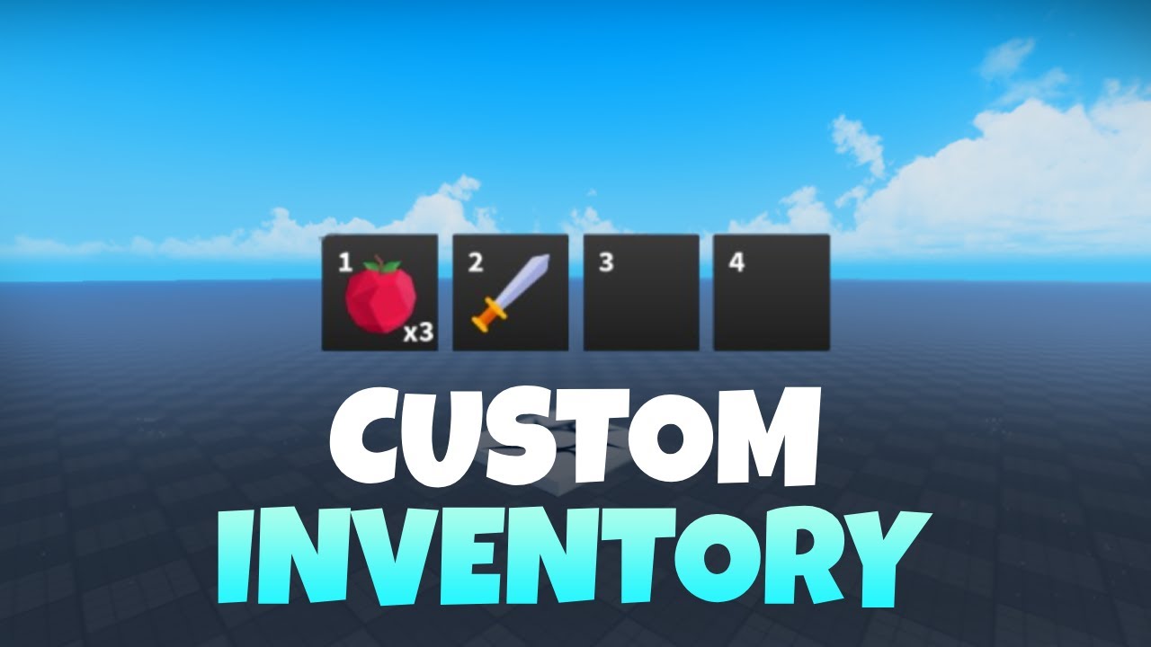 How to make a CUSTOM INVENTORY in ROBLOX!