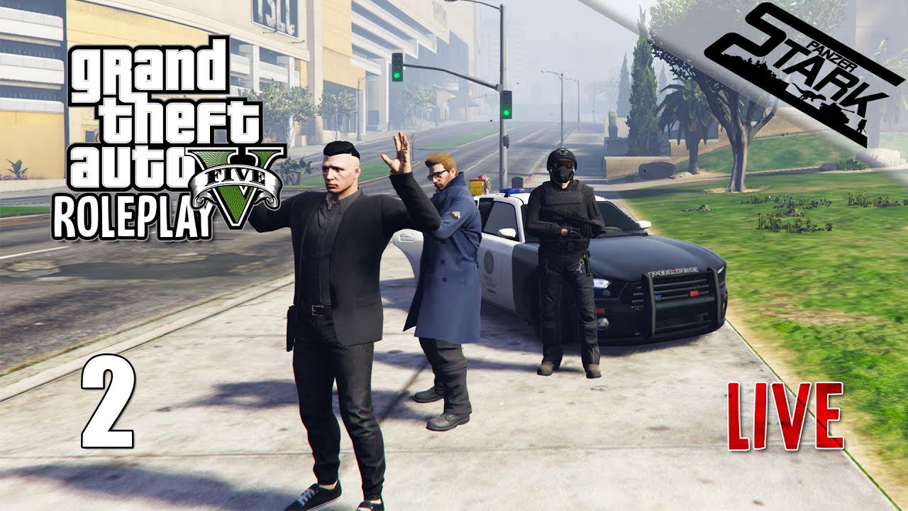 GTA 5 RolePlay - 2.Rész (LSPD élet) - Stark LIVE /HRP
