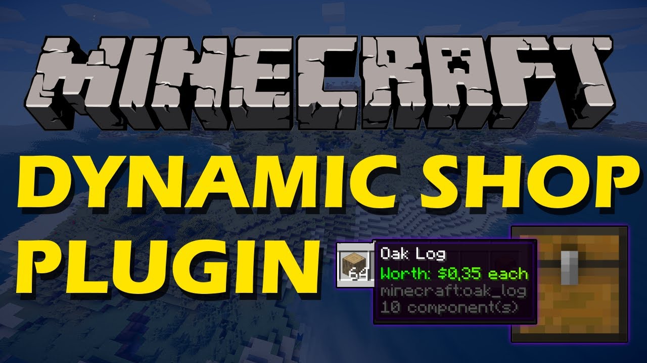 Изменение экономики в Minecraft с помощью плагина Dynamic Shop GUI