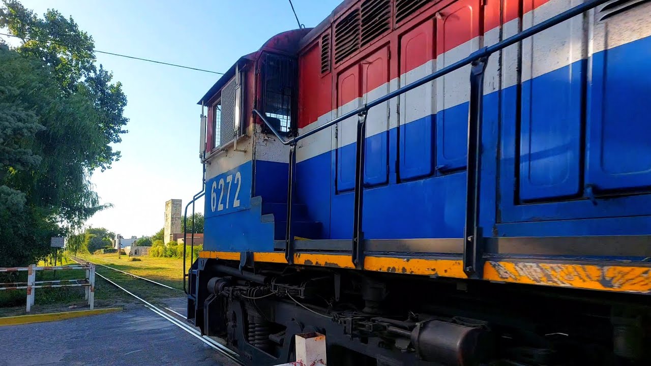 [4K] Tren vacio de NCA con destino a General Deheza pasando por Marcos Juárez!!!!!!