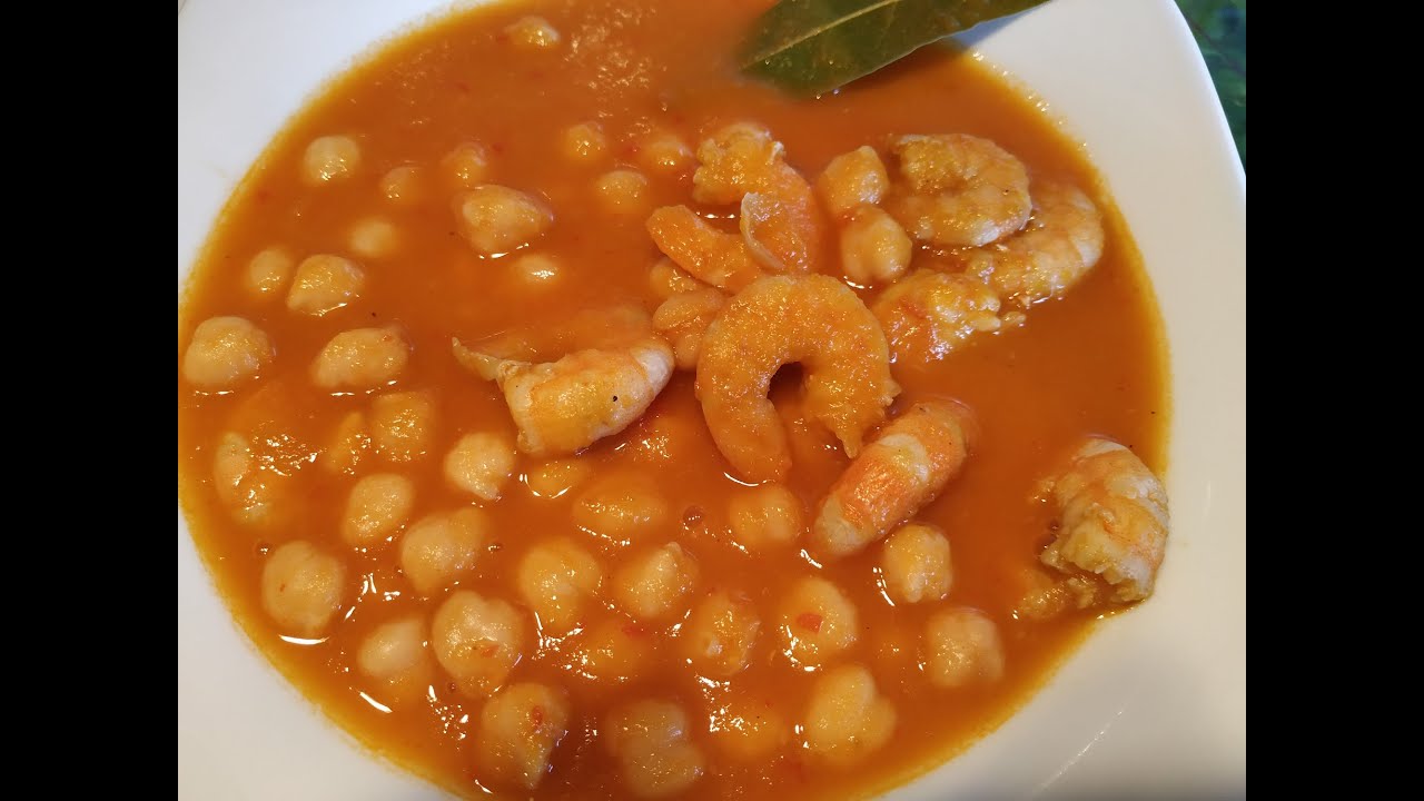 GARBANZOS CON LANGOSTINOS EN MAMBO!!