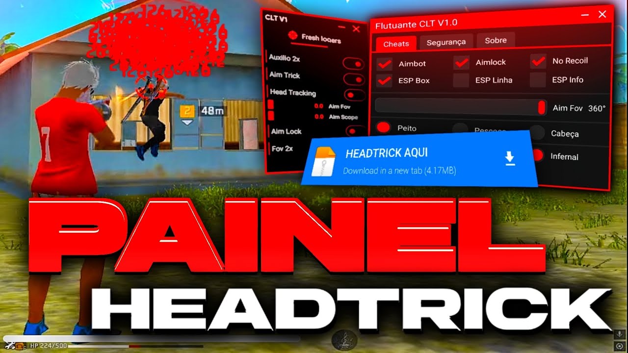 LINK DIRETO!!✅ PAINEL HEADTRICK XIT FF 100% HS PESCO&Ccedil;O ANDROID E IOS IPA REGEDIT ANTBAN LINK DIRETO😈