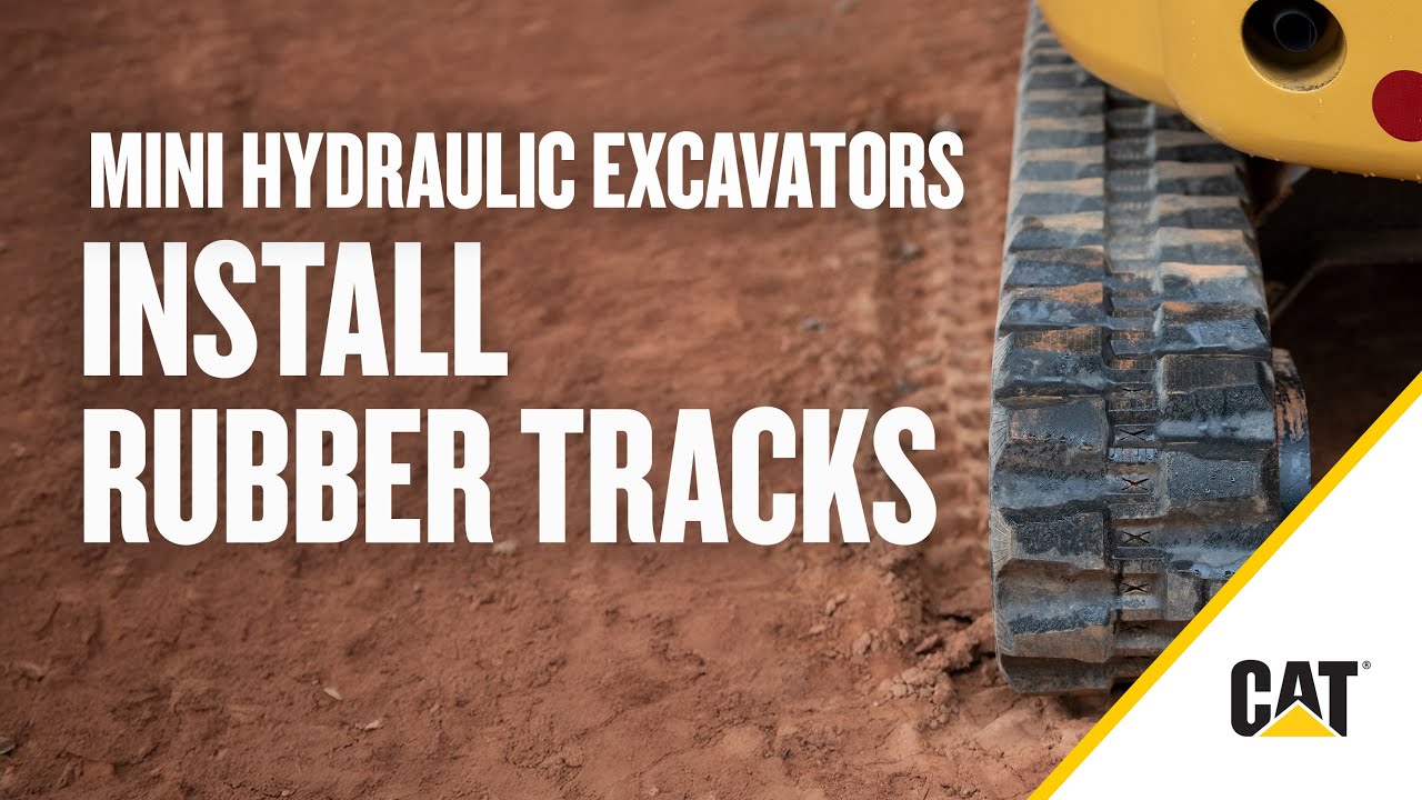 How to Install Rubber Tracks on a Cat&reg; Mini Excavator
