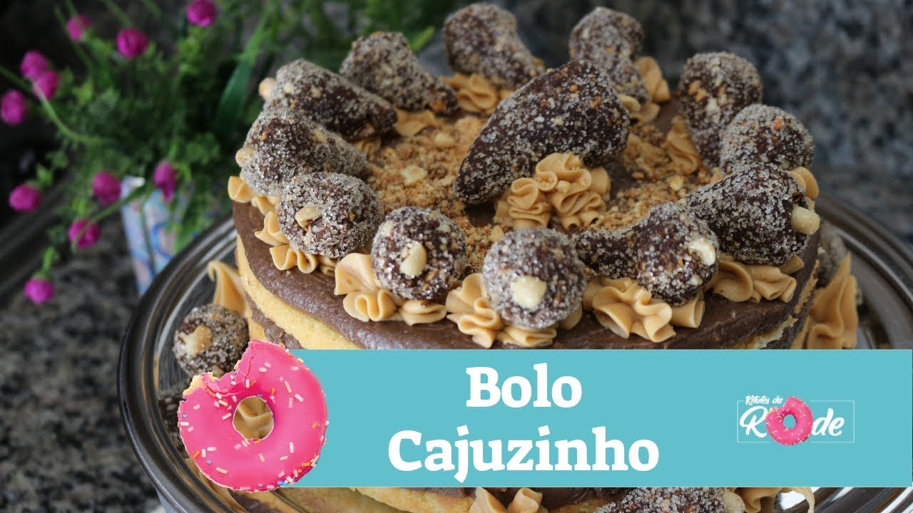 🔴 Bolo Cajuzinho | Como Fazer Bolo Cajuzinho - Receita Simples e Fácil | Kitutes da Rode