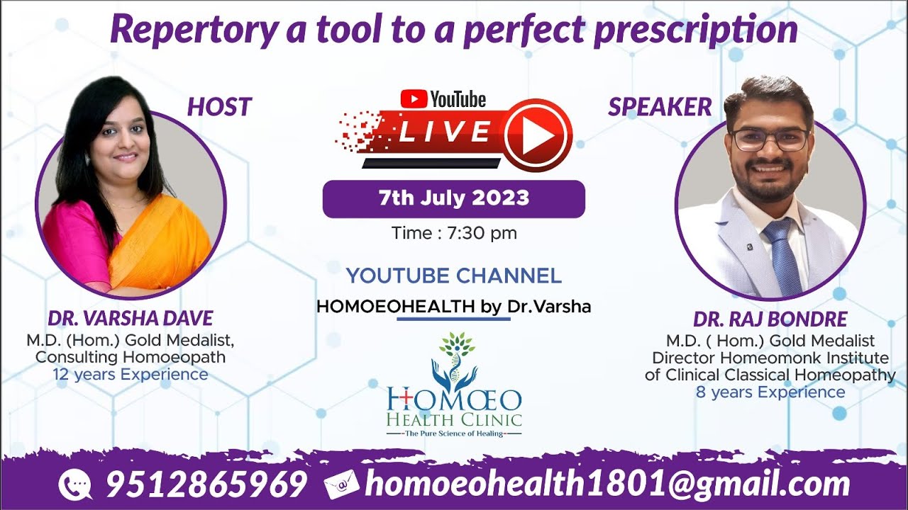 Repertory a tool to perfect prescription| by Dr. Raj Bondre