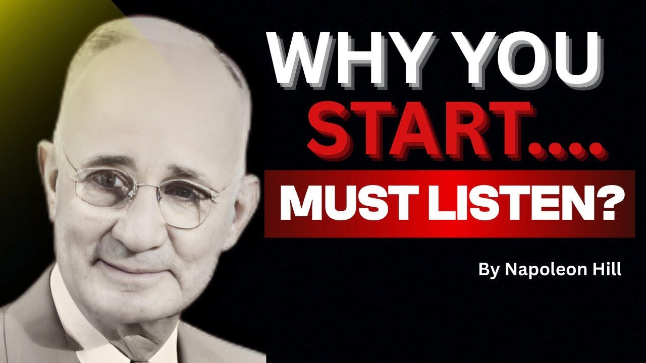 Before You Let Another Chance Slip Away, Listen To This | Time Is Testing You | Napoleon Hill#napoli