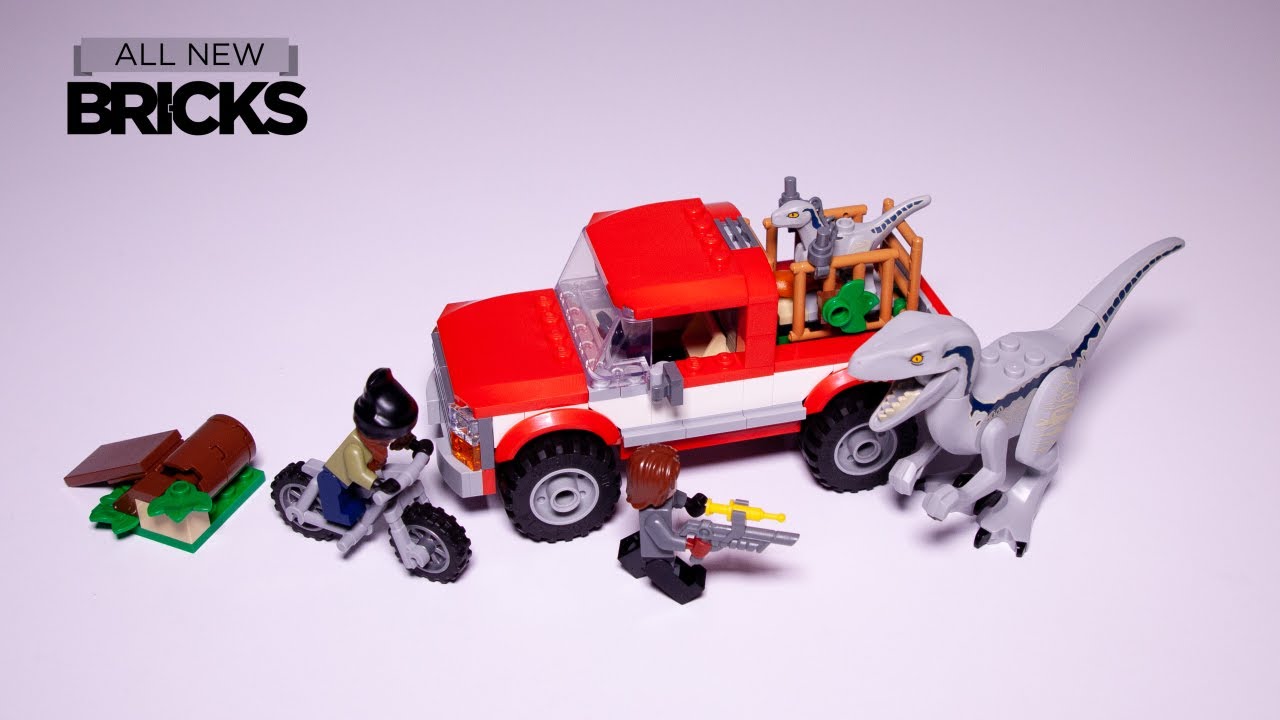 Lego Jurassic World 76946 Blue & Beta Velociraptor Capture Speed Build