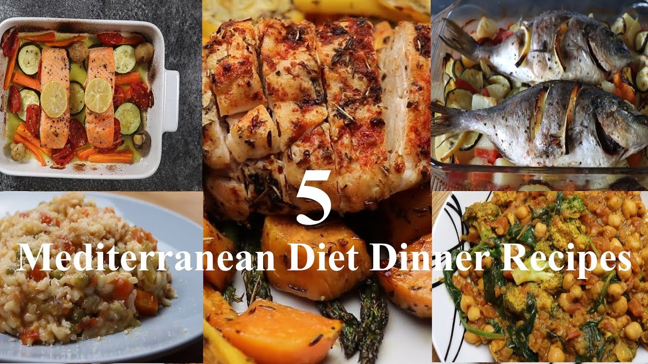 Mediterranean Diet | 5 Dinner Recipes | A&A Homemade