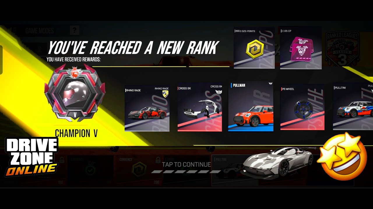 Unlocking All Rewards from Season 3 Premium Rank Pass + Epic Last Match | drive zone online 1.3.0