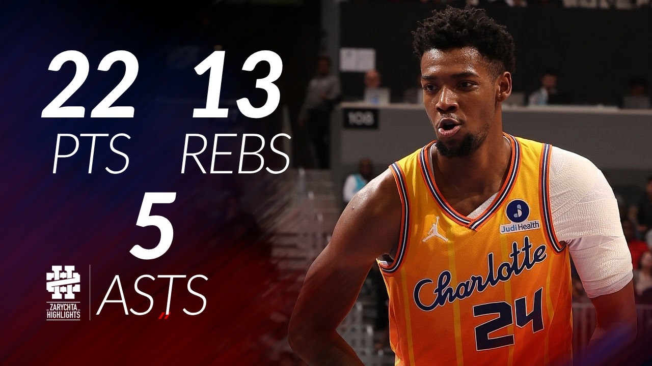 Brandon Miller 22 pts 13 rebs 5 asts vs Heat 25/26 season