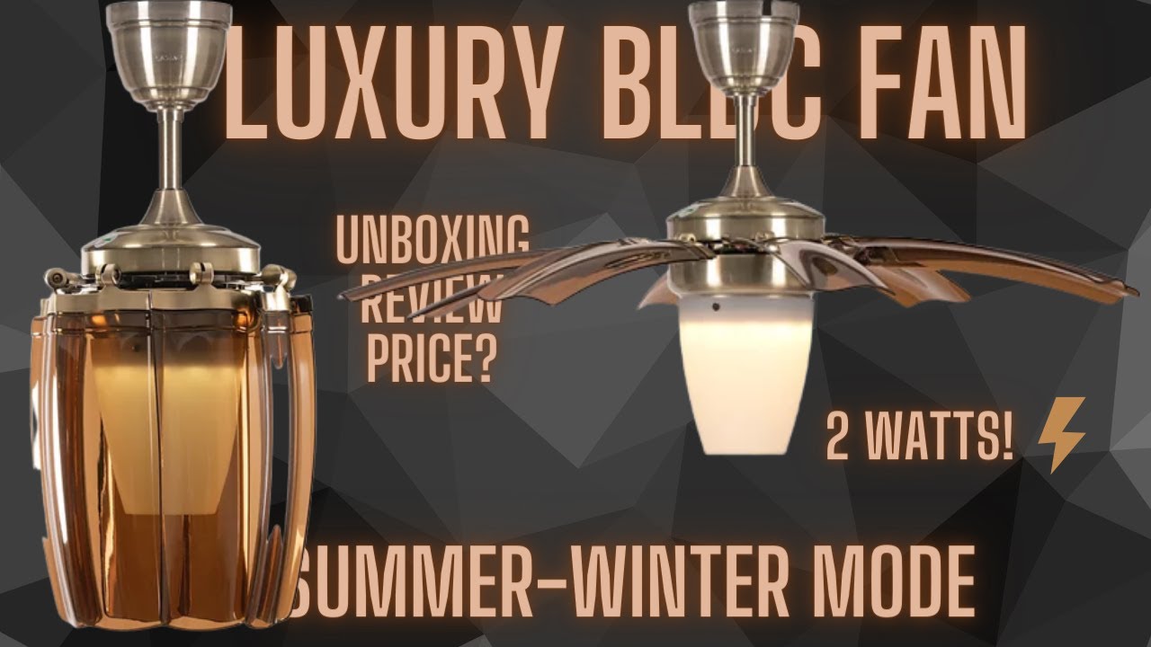 BLDC Luxury Lighting Chandelier Ceiling Fan | Oltao Luxury Ceiling Fans | Electrical Unboxing