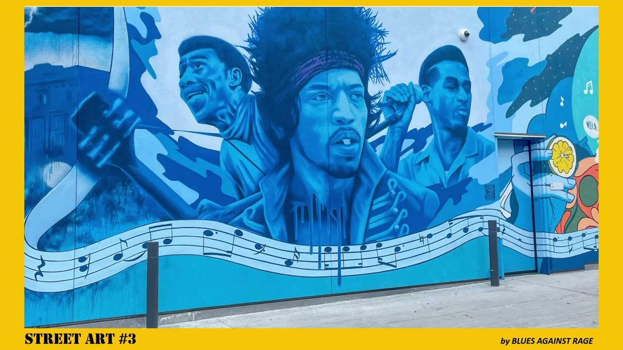 JIMI HENDRIX - STREET ART & MUSIC