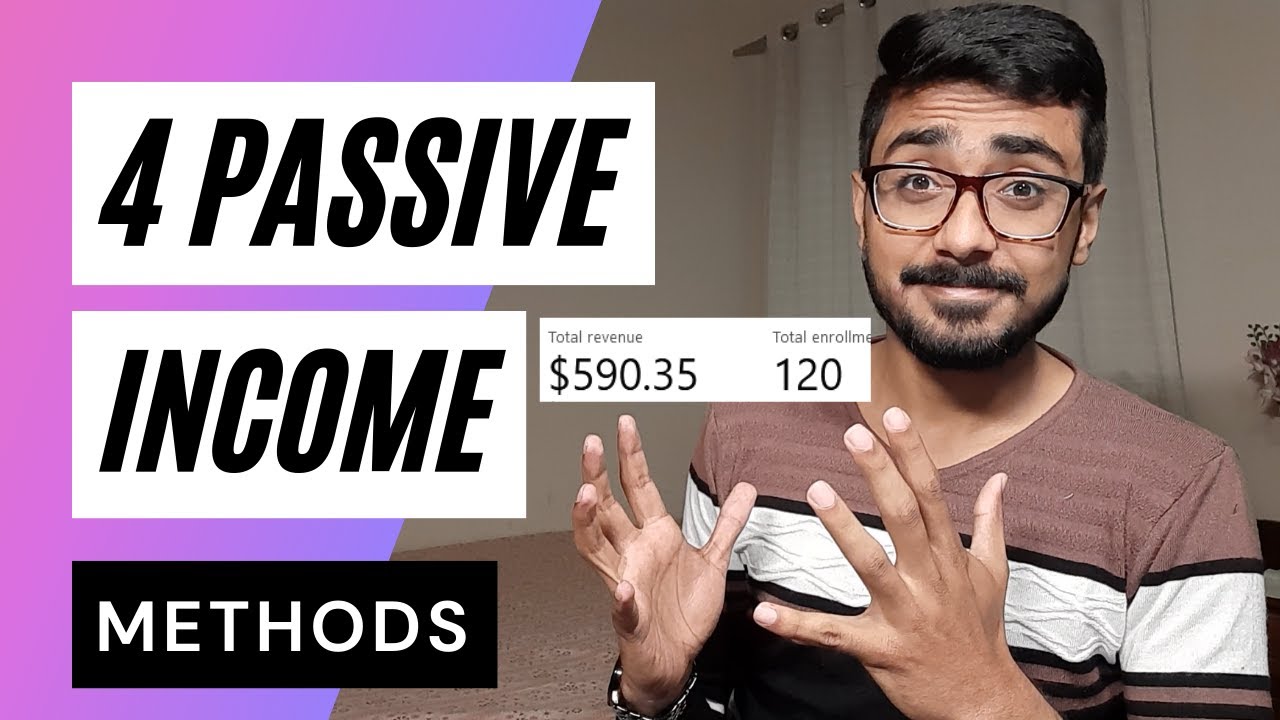 4 Passive Income Ways To Make Money Online  | Make Money Online 2021