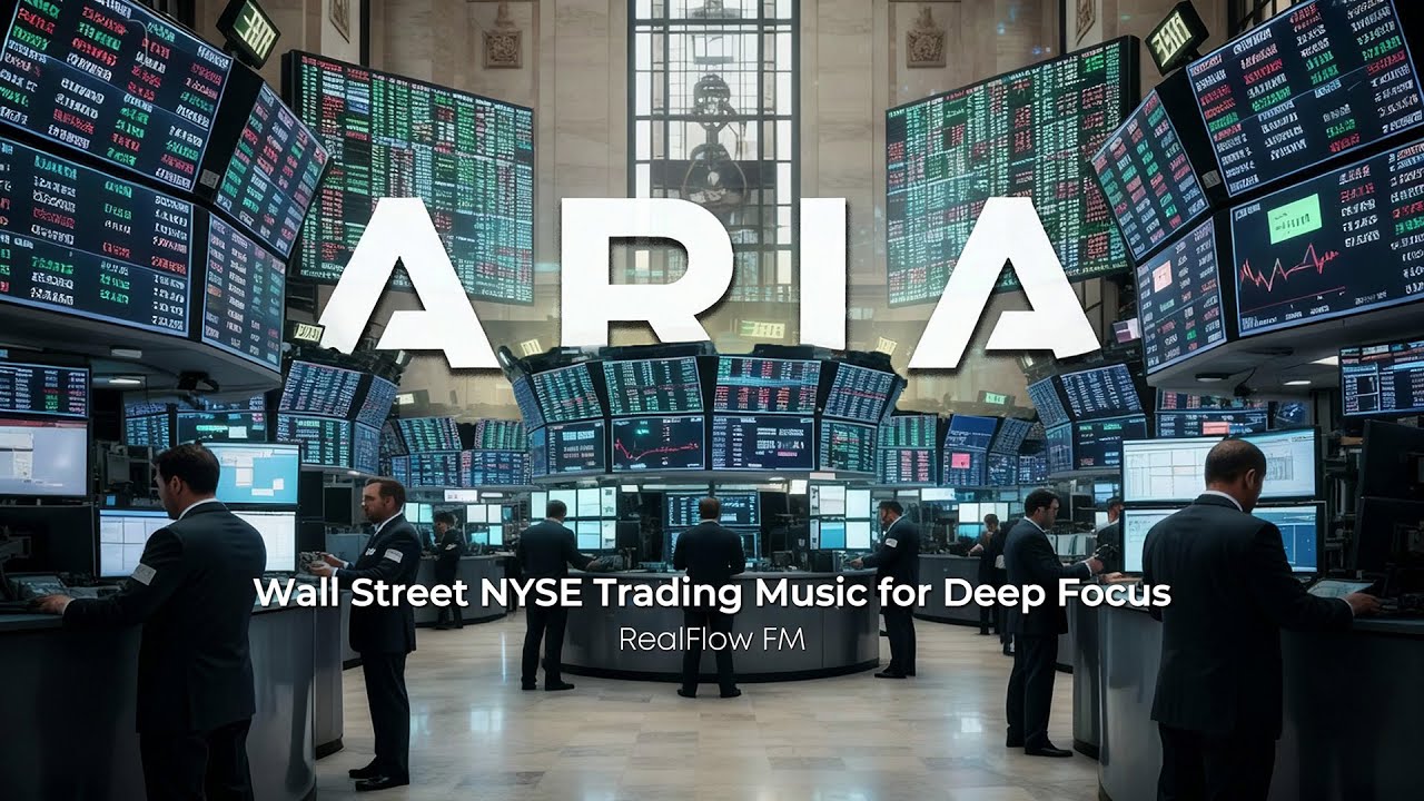 2 Hours NYSE Ambience 🎧 Wall Street Sound for Deep Focus Trading (No Lyrics)