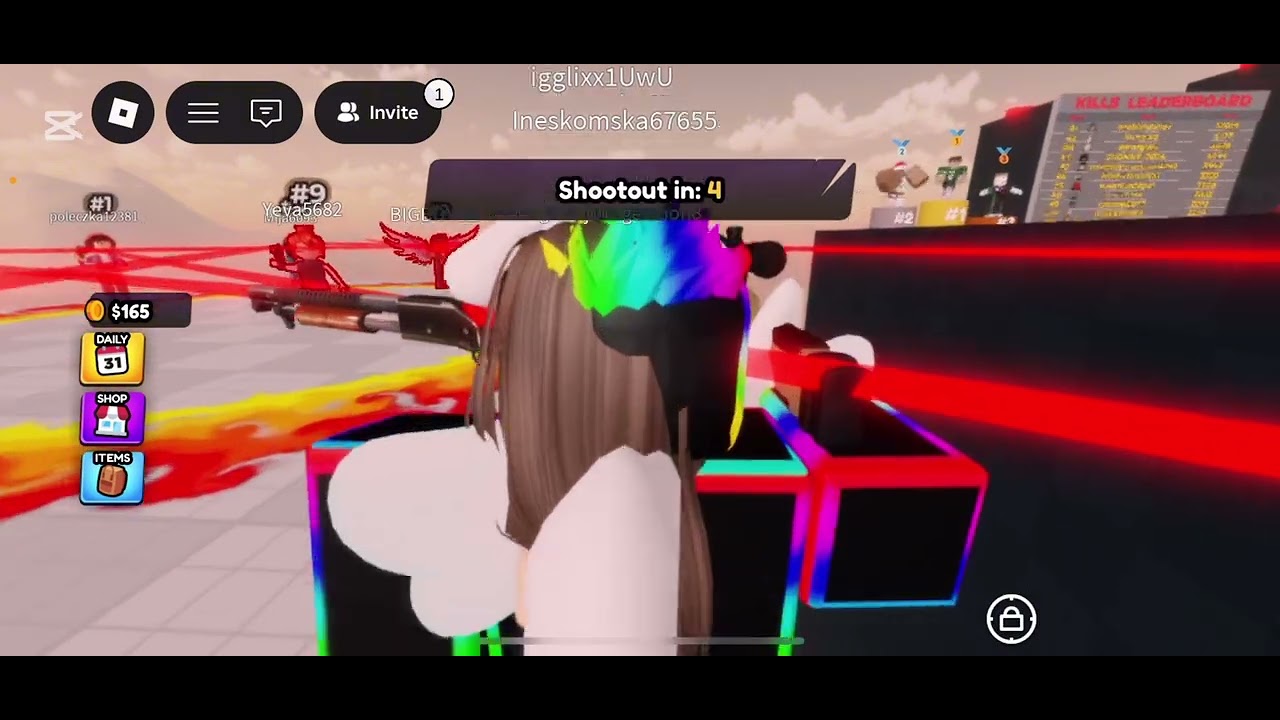 Blind shot (1 game)!