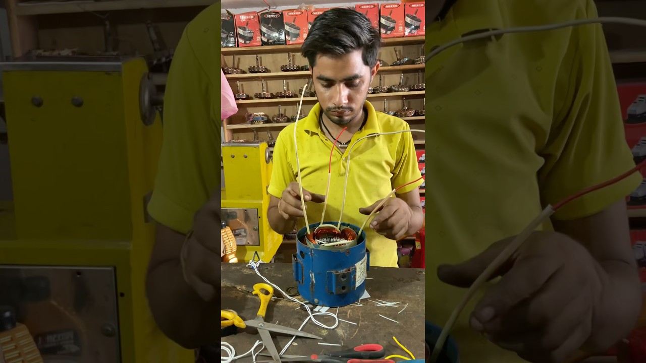 CG Crompton Greaves Sagar Cooler Motor Complete Coil Winding Data #shorts #video