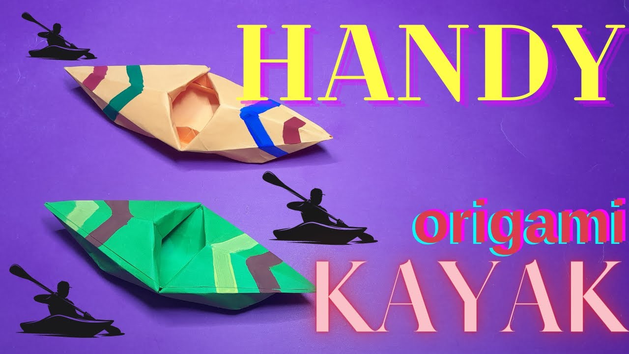 Origami Kayak | Paper Boat | DIY | 5 Minutes Crafts
