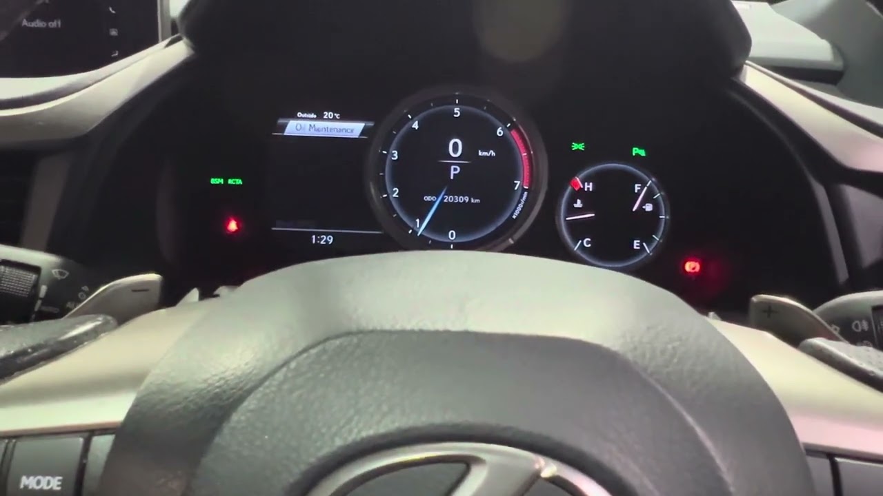 How to reset the service light for a 2019 Lexus RX300