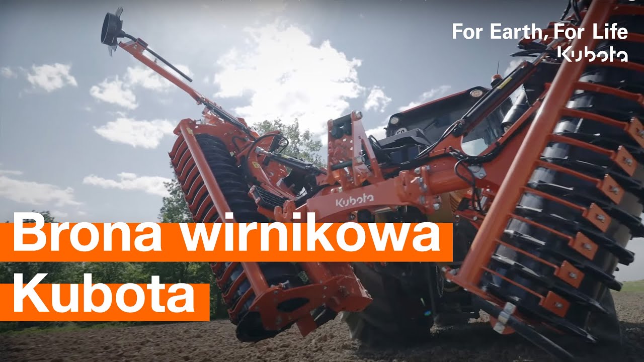 Brona wirnikowa Kubota PH3001F: Regulacja intensywności w czasie pracy