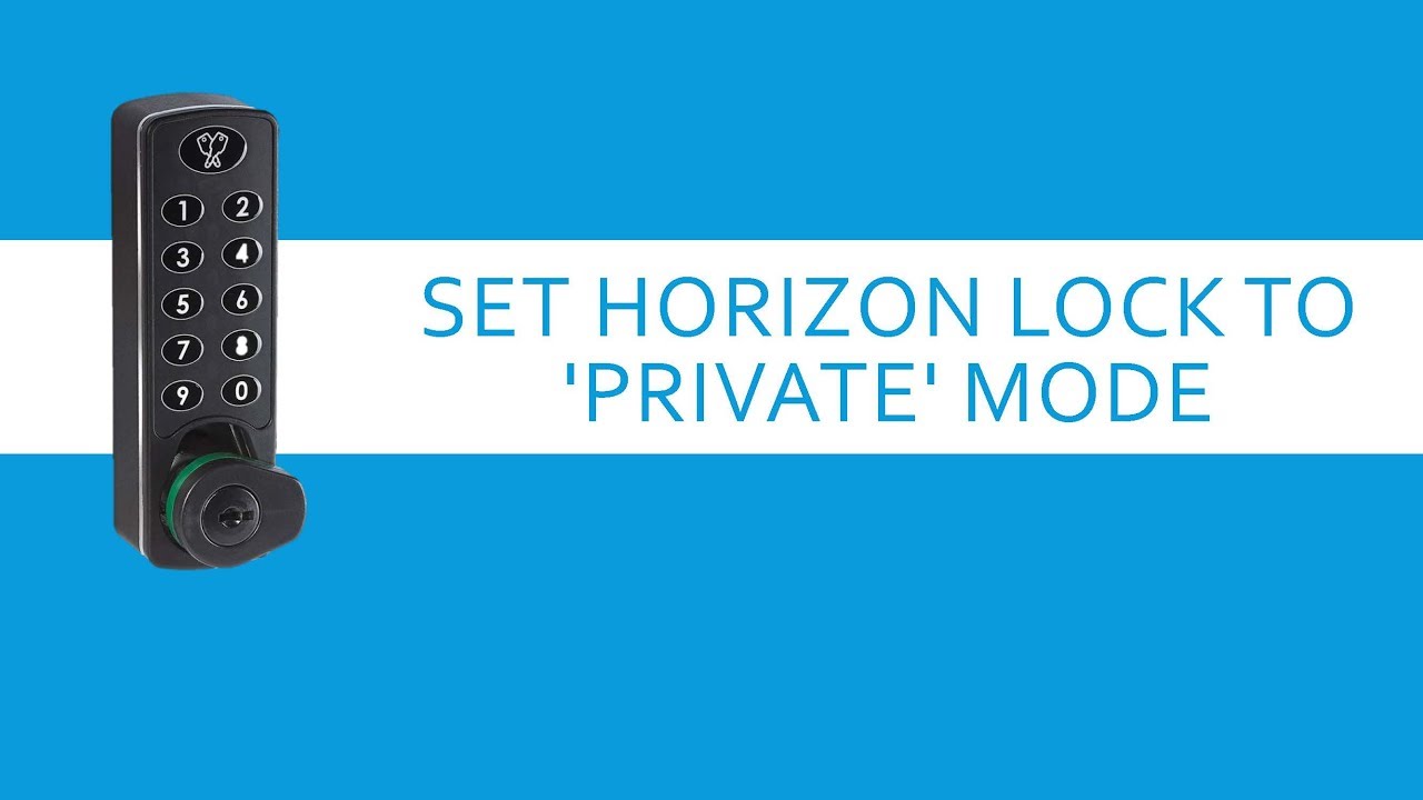 Set Horizon Lock to 'Private' Mode