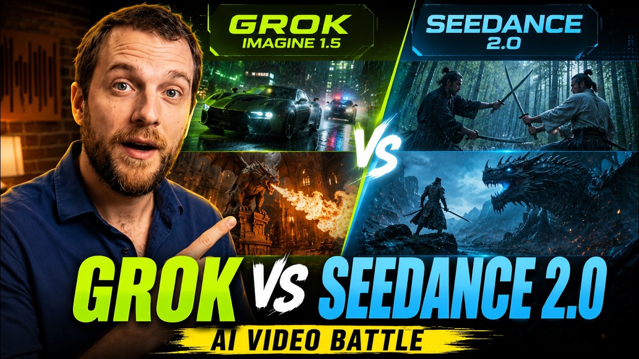 Grok Imagine 1.5 vs Seedance 2.0 &mdash; Same Prompts, Different Results