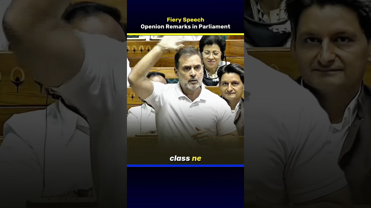 Rahul Gandhi opening remarks in Parliament | Fiery Speech | Direct News