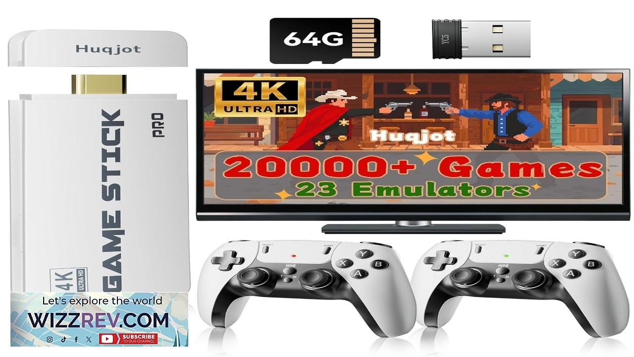 2026 NEW Upgrade Retro Gaming Console Pro Vide Game Consoles with 4K