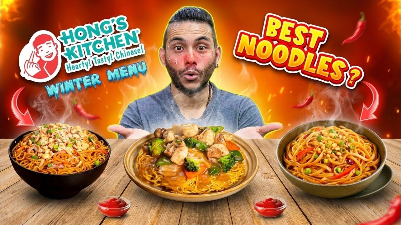 Domino’s Chinese is SHOCKING!  Hong’s Kitchen : Dan Dan, Pad Thai & Pan Fried Noodles Review