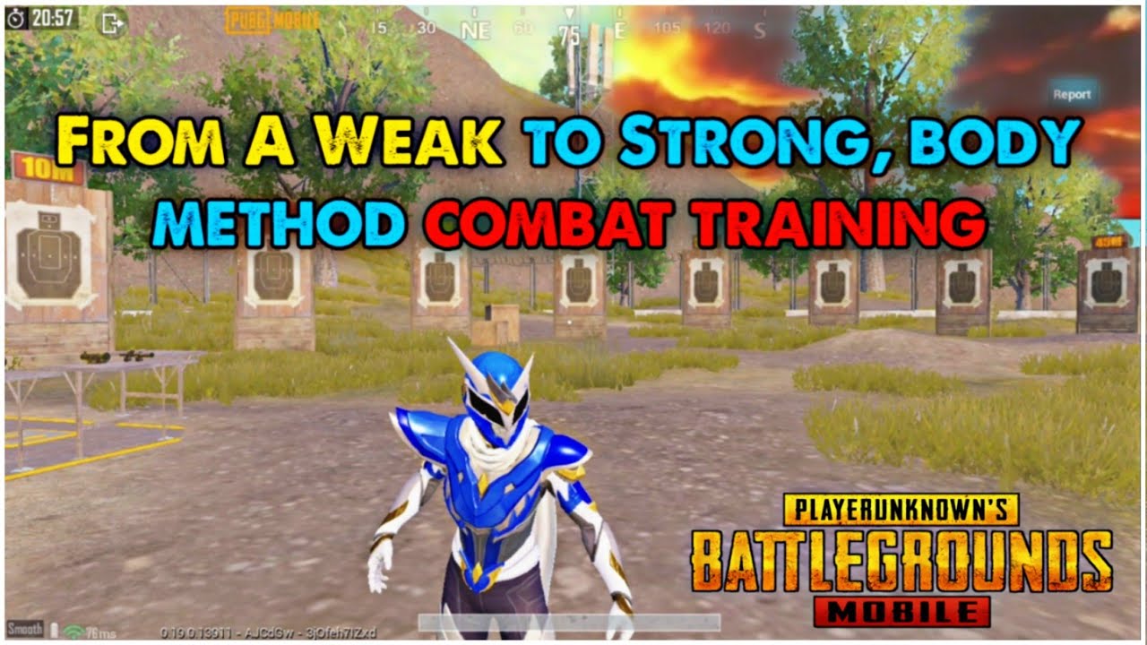 [ENG SUB] FROM A WEAK TO STRONG BODY METHOD COMBAT TEACHING DRILLS - PUBG MOBILE #2