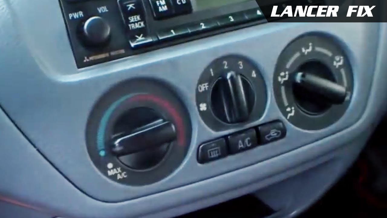 Lancer Fix 4 | Замена редукторов управления отопителем кондиционера