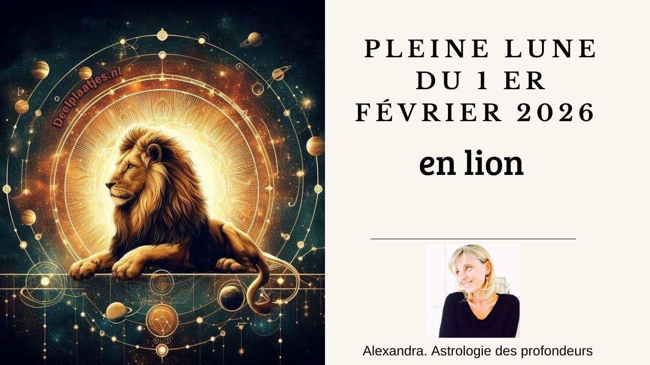 PLEINE LUNE DU 1er FÉVRIER 2026 en LION : intégration et libération 