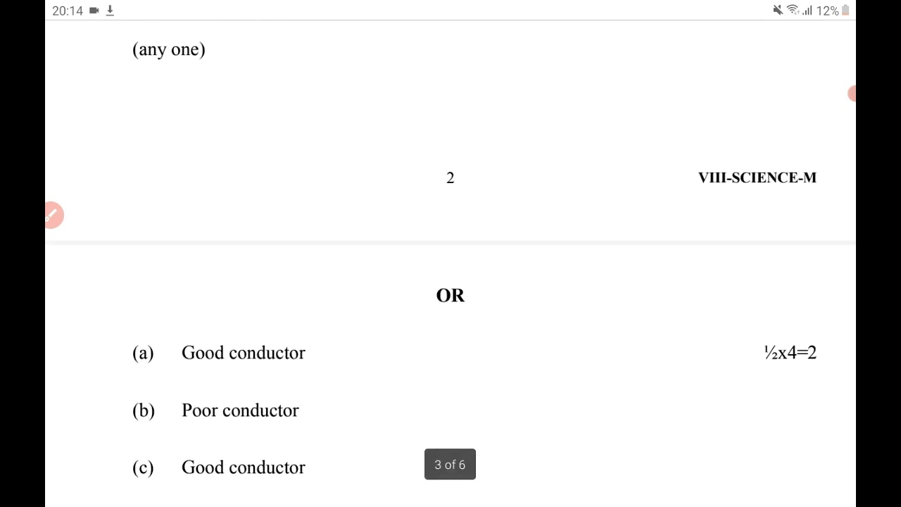 Class 8 SCIENCE solution 01-03-2024 SCIENCE solution class 8  ANNUAL exam solution