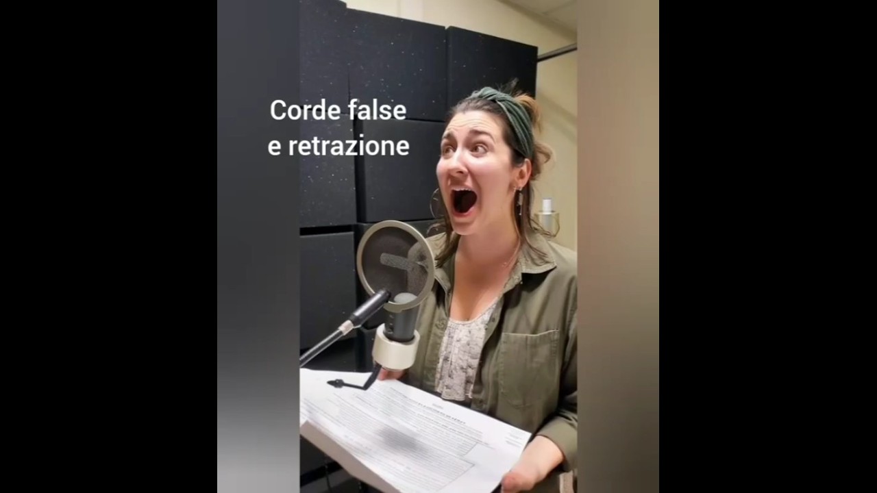 Come cantare senza sforzo - Corde false e retrazione  #vocalcoaching #tecnicavocale
