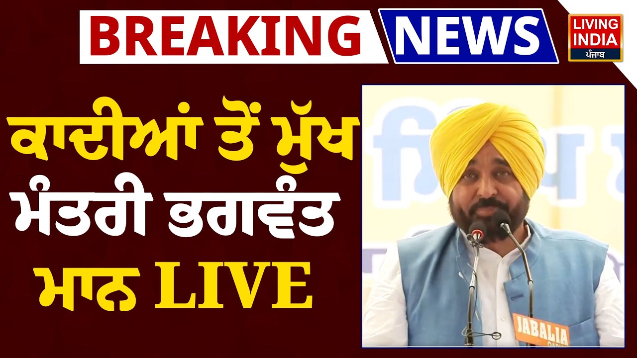ਕਾਦੀਆਂ ਤੋਂ ਮੁੱਖ ਮੰਤਰੀ Bhagwant Mann LIVE | Punjab Government | AAP | Punjab Election | CM Speech