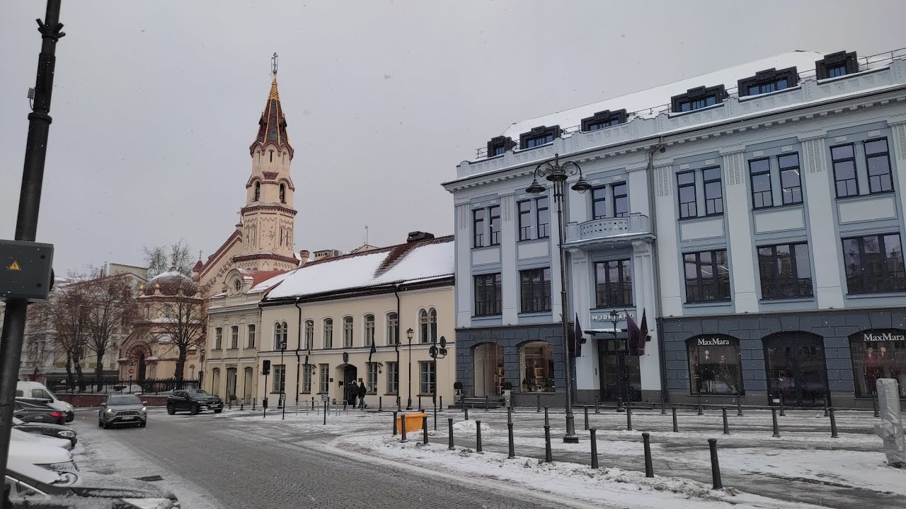 Vilnius, Lithuania 🇱🇹 during the winter 