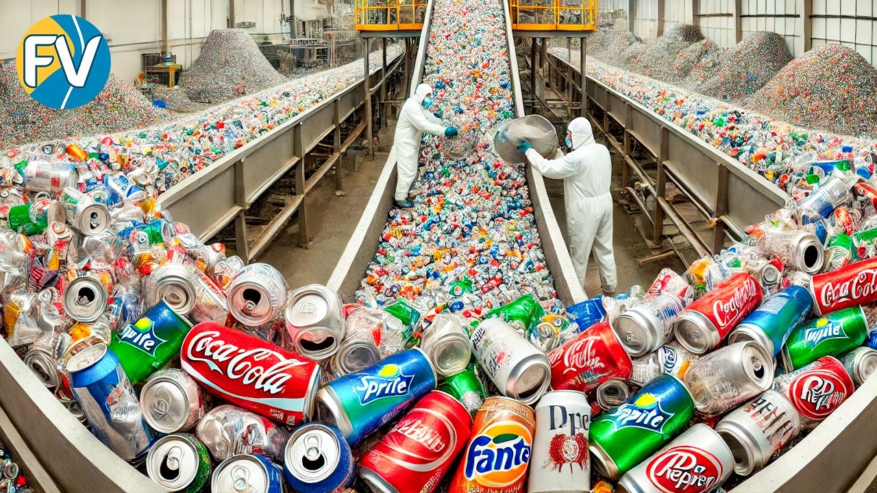 ¡SEGUÍ EL VIAJE DE UNA LATA DE REFRESCO DESDE LA BASURA HASTA UN NUEVO PRODUCTO!
