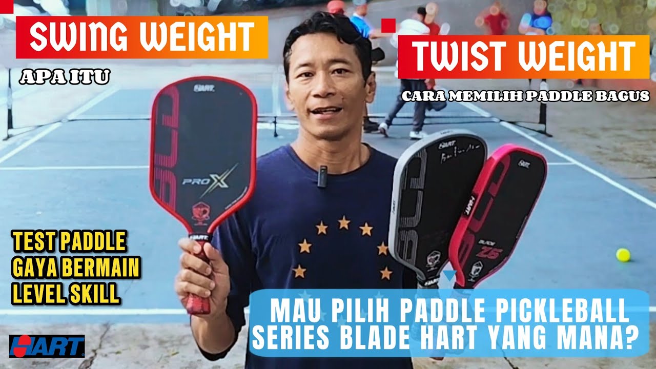 CARA MEMILIH PADDLE PICKLEBALL YANG BAGUS | Paddle Blade Series HART Pickleball