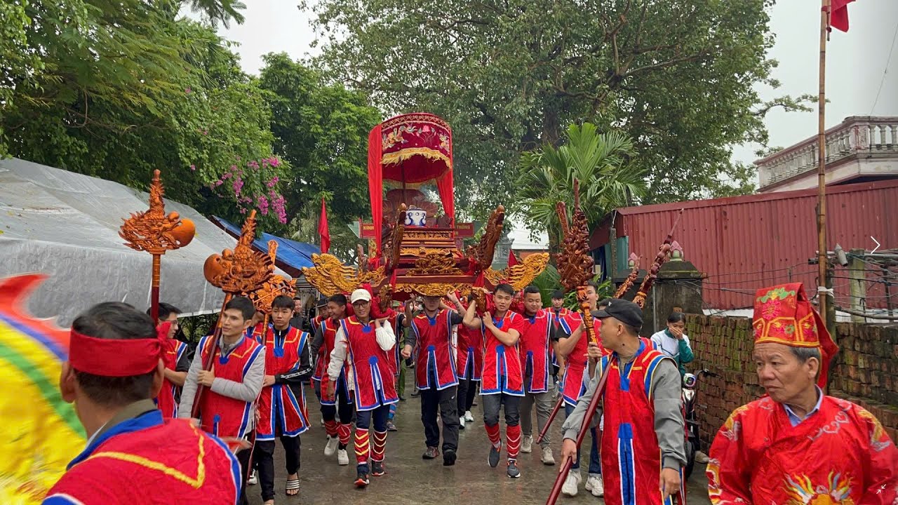 LỄ HỘI TRUYỀN THỐNG DI TÍCH LỊCH SỬ VĂN HÓA ĐỀN VÔ HỐI - xã Thụy Thanh - TT - Thái Bình