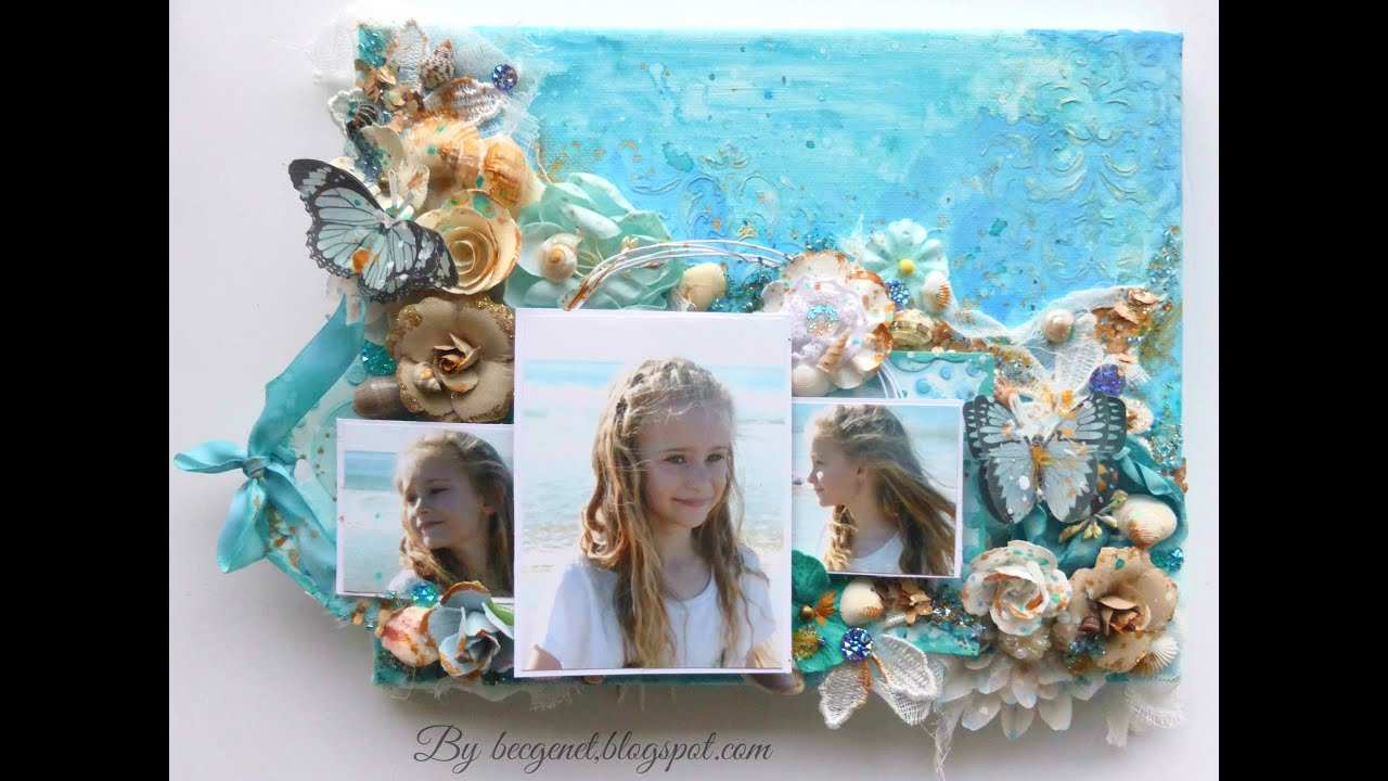Mixed Media Beach Canvas