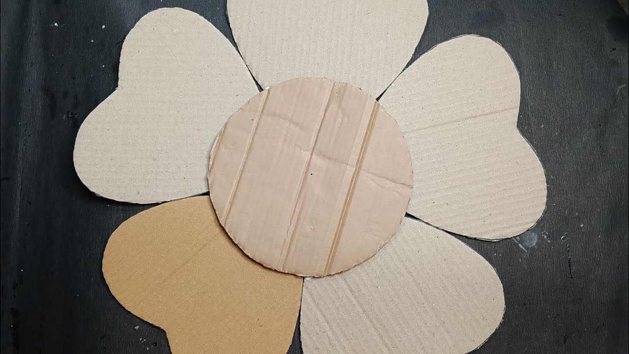 2 beautiful wall hanging idea with cardboard 😲💛